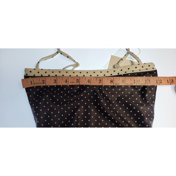 Polka Dot One Piece Swimsuit - Black and White - Picture 11 of 11